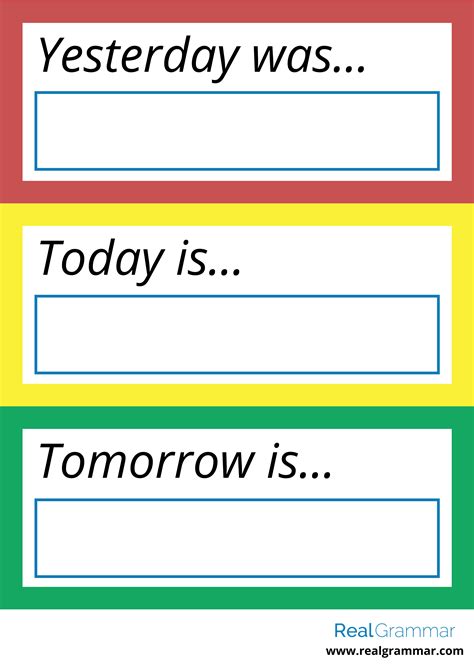 Today Is Tomorrow Will Be Yesterday Was Printable